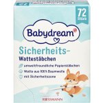 Babydream Bezpečnostní vatové tyčinky 72 ks – Zboží Dáma