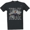 Pánské Tričko Tričko s potiskem Tony Stark pánské tmavě šedá