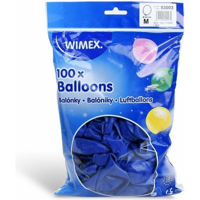 Wimex Nafukovací balónky 25 cm, tmavě modré – Hledejceny.cz