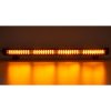 Exteriérové osvětlení Stualarm LED alej voděodolná (IP67) 12-24V, 36x LED 1W, oranžová 628mm, ECE R65 (kf77-628)