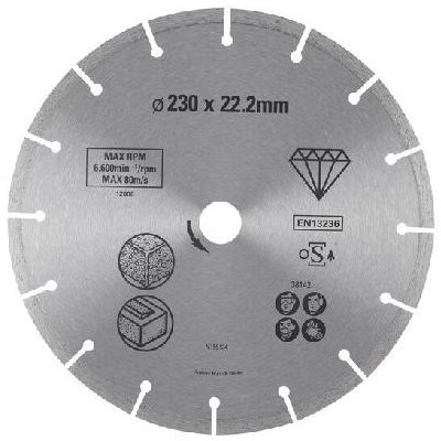 Stanley Diamantový kotouč segmentový 230 x 22,2 mm STA38142 – Sleviste.cz