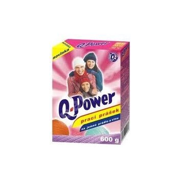 Q-Power prášek na jemné prádlo a vlnu 600 g