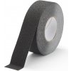 Stavební páska FLOMA Standard Removable Korundová snímatelná protiskluzová páska 18,3 m x 5 cm x 0,7 mm černá