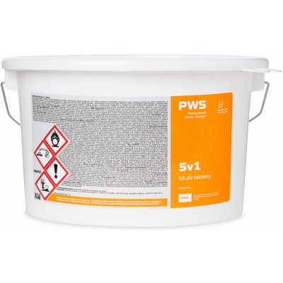 PWS MULTI TABLETY 5V1 DO BAZÉNU 200G 5 KG – Hledejceny.cz