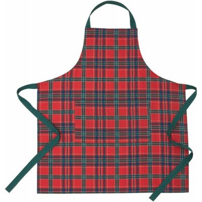 Catherine Lansfield Christmas Tartan Check zástěra tmavá/zelená/červená – Hledejceny.cz