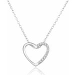 Beneto Romantický stříbrný se zirkony AGS1109/47L – Sleviste.cz