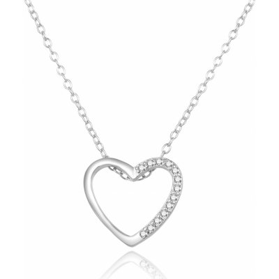 Beneto Romantický stříbrný se zirkony AGS1109/47L – Sleviste.cz