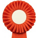 Kokarda jednořadá standard pr. 11 cm červená – Zboží Dáma