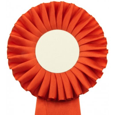 Kokarda jednořadá standard pr. 11 cm červená – Zboží Dáma