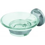 Spirella Mýdlenka s držákem LAGUNE chrom/sklo – Zboží Dáma