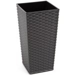 Lamela Květináč Finezja 400 x 400 mm ratan grafit – Hledejceny.cz