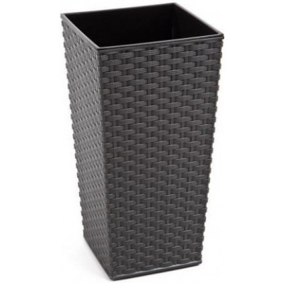 Lamela Květináč Finezja 400 x 400 mm ratan grafit – Hledejceny.cz