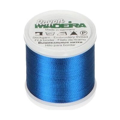 Vyšívací nit Madeira Rayon č. 40 (200m) barva 1177 blue bird – Zboží Dáma