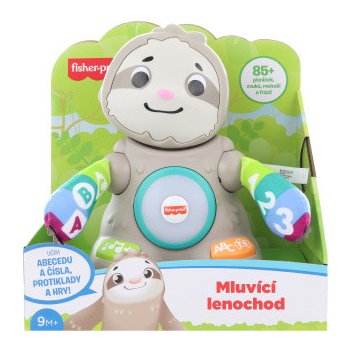 Fisher-Price Baby Linkimals lenochod mluvící naučný na baterie Světlo Zvuk