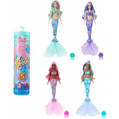 Barbie Color reveal barbie mořská panna HRK12 – Zbozi.Blesk.cz