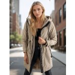 Dámská parka Veroni béžová – Zboží Mobilmania