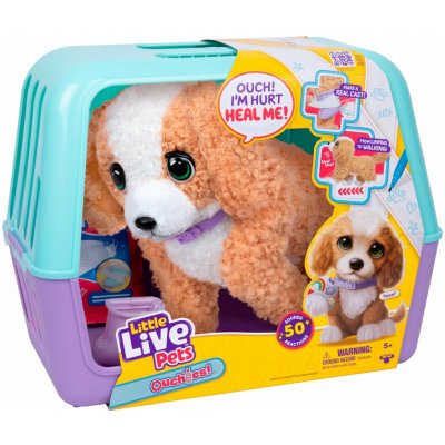 Little Live Pets Pejsek Pudl Hazel Ouchies Interaktivní pejsek 26733 – Zboží Mobilmania