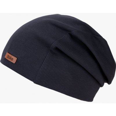 Doke dětská čepice organic rib black – Zboží Dáma