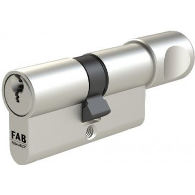 Assa Abloy FAB 3.02/DKmNs 35+45K 5 klíčů kovový knoflík, Nikl satén - ochrana proti odvrtání – Zboží Mobilmania