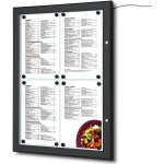 A-Z Reklama CZ světelná menu vitrína na stěnu SCZNC9005LED 4 x A4 listy – Zboží Živě
