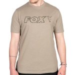 Fox Ltd LW Khaki Marl T-Shirt triko s logem – Zboží Mobilmania