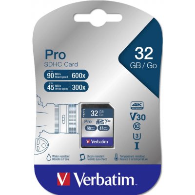Verbatim Pro U3 SDHC 32 GB 47021 – Zbozi.Blesk.cz