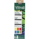 Pébéo Vitrail 756421 sada barev na sklo 6 x 20 ml