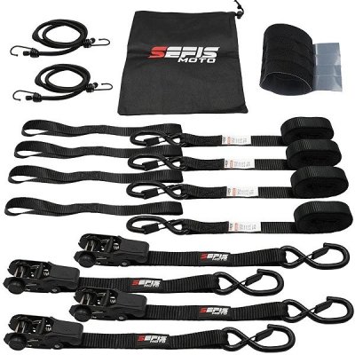 SEFIS SET 25 upínací popruhy 4x kurtna 25mm x 4.6m 4x popruh | Zboží Auto