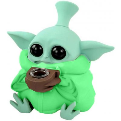 Urban Crew Silikonový Bong Alien 13cm Zelená – Hledejceny.cz