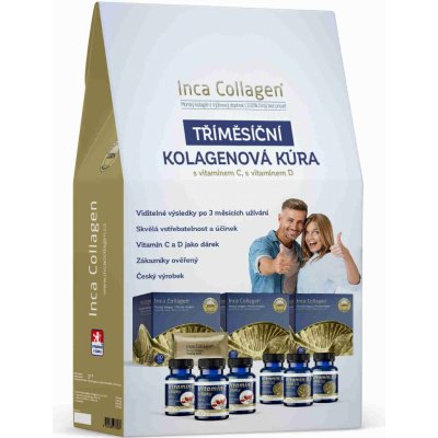 Inca Collagen Dárkové balení 270 g (3x 30 sáčků)