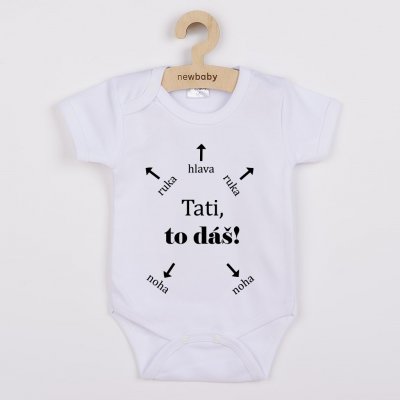 NEW BABY Body s potiskem New Baby Tati to dáš! – Zboží Mobilmania