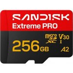 Sandisk Micro SDXC Extreme Pro 256GB SDSQXCJ-256G-GS6MA – Zboží Živě