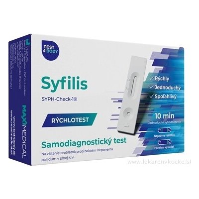 Veda.Lab Rychlotest syfilis Maximedical domácí krevní test na pohlavní choroby – Zboží Dáma