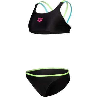 Arena Solid Dívčí plavky, černá – Zboží Dáma