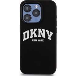 DKNY Liquid Silicone Arch Logo MagSafe pro iPhone 15 Pro Black