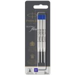 Parker Náplň QuinkFlow do kuličkové tužky M modrá 3 ks 1502/0219152 – Zboží Dáma