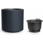 Prosperplast Květináč s vkladem HEOS 46,8 cm antracit – Zboží Dáma