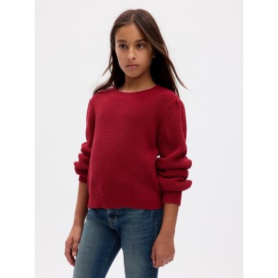 GAP 825140-02 dětský pletený svetr červená – Zboží Dáma