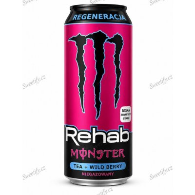 Monster Energy Rehab Tea + Wild Berry 500 ml – Sleviste.cz
