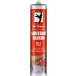 Den Braven 30212RL Sanitární silikon, 280 ml, bílý – HobbyKompas.cz