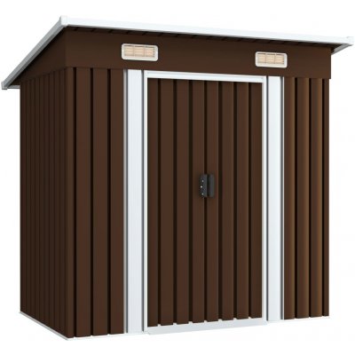 vidaXL 47027 194 x 121 x 181 cm ocel hnědý – Zbozi.Blesk.cz
