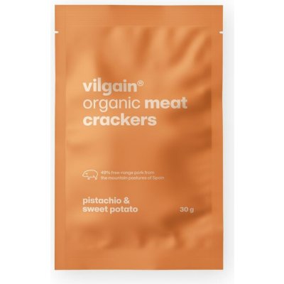 Vilgain Masové krekry BIO pistácie a batáty 30 g – Hledejceny.cz