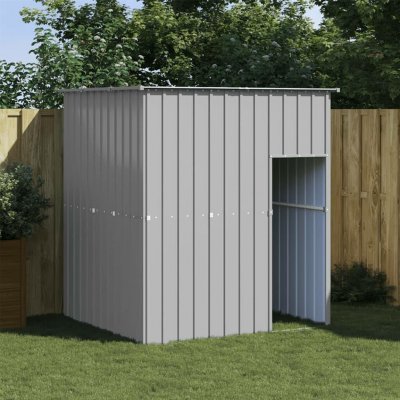 vidaXL Psí bouda se střechou světle šedá 165 x 153 x 181 cm – HobbyKompas.cz