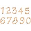 Dekorace Čistédřevo dřevěná libovolná číslice II