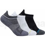 Hoka No-Show Run Sock 3-Pack U bílá/černá/šedá – Zboží Dáma