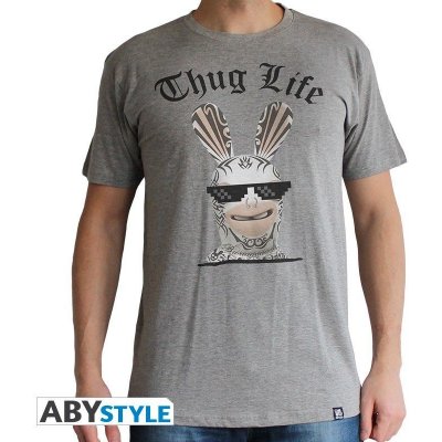 ABYstyle tričko Lapins Cretins Thug Life – Zboží Mobilmania