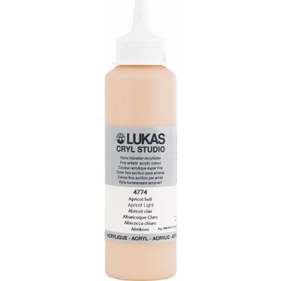 Lukas Cryl Studio akrylová barva apricot light 250 ml – Hledejceny.cz