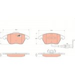 Sada brzdových destiček TRW GDB1550 - – Zbozi.Blesk.cz