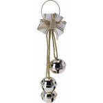 Home Styling Collection Vánoční dekorace na dveře ZVONEČEK 3 ks zlatá barva – Hledejceny.cz