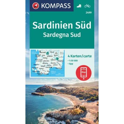 Kompass 2499 Sardegna Süd/Sardinie jih 1:50 000 turistická mapa – Hledejceny.cz